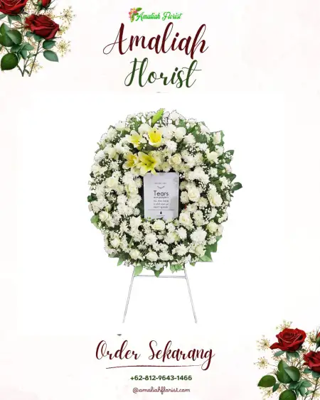 Krans Bunga Duka Barus Utara